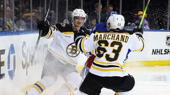 BSJ Game Report: Bruins 3, Rangers 1 - Swayman stands tall as Bruins down Rangers  taken at BSJ Headquarters (Bruins)